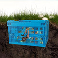 6 Gallon Foldable Compost Bin with Holes and Lids L170432