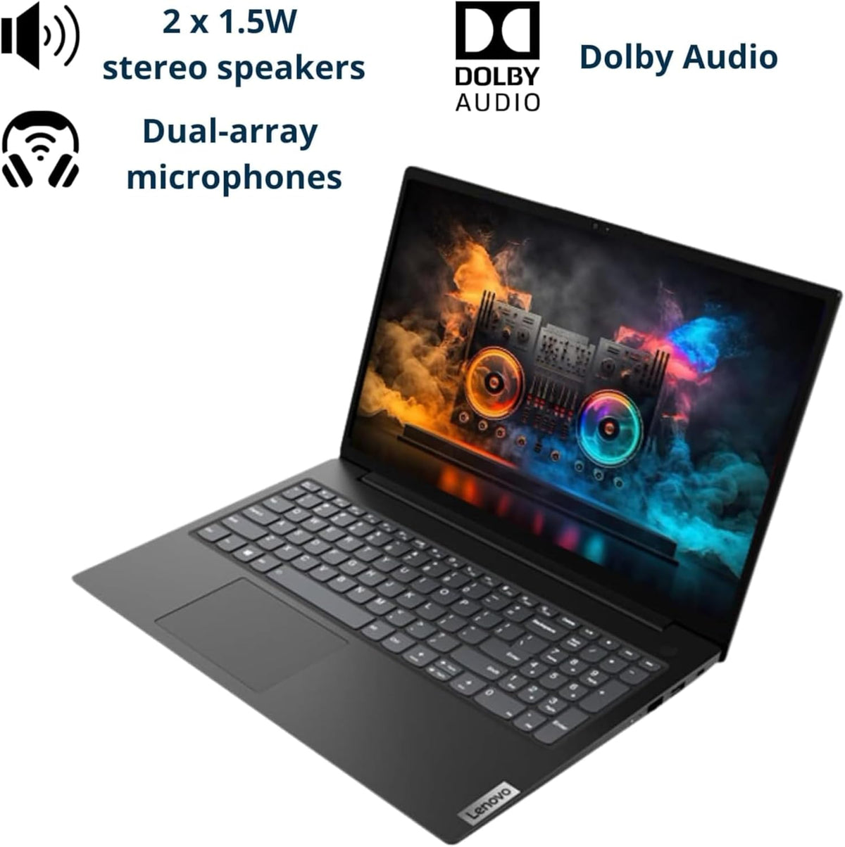 15.6" Laptop, 16GB RAM, 1TB SSD, FHD Display, Windows 11 Home, Black I63069