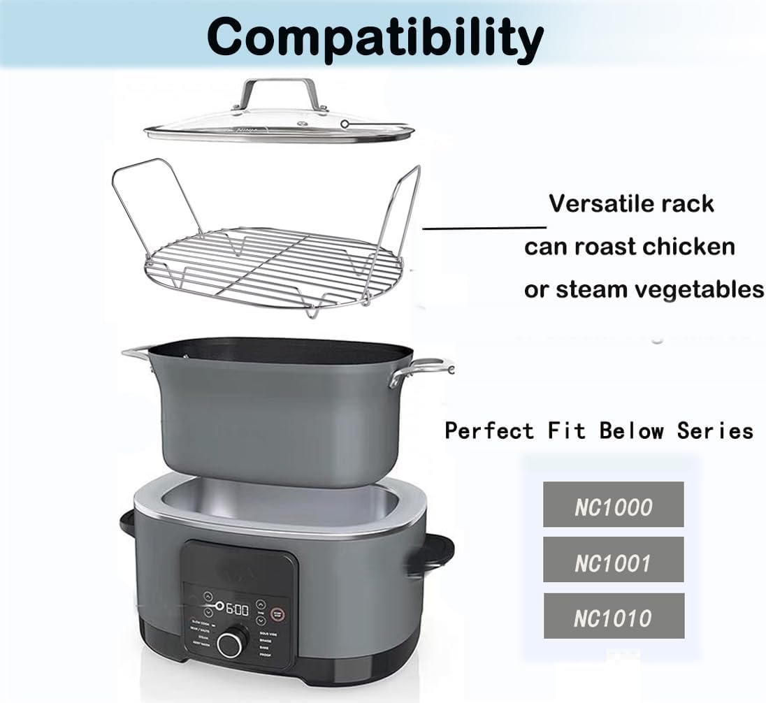 Chrome Pack of 2 Steam and Roast Rack J94362