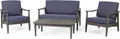 Acacia Wood 4pc Chat Set U224