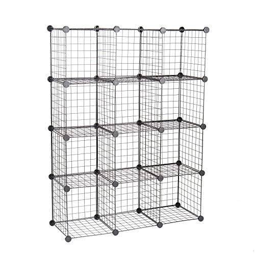12 Cube Wire Storage Organizer D14907