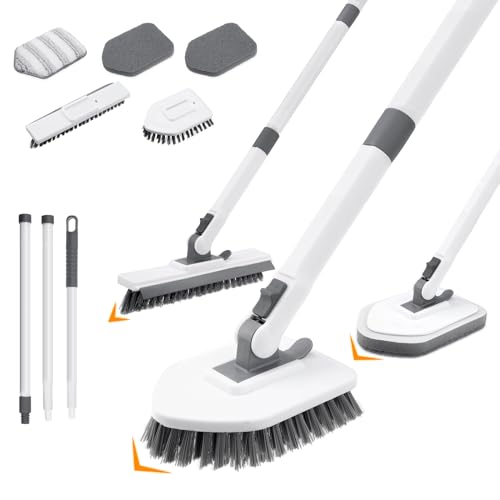 4 in 1 Long Handle Shower Scrubber Brush H6571