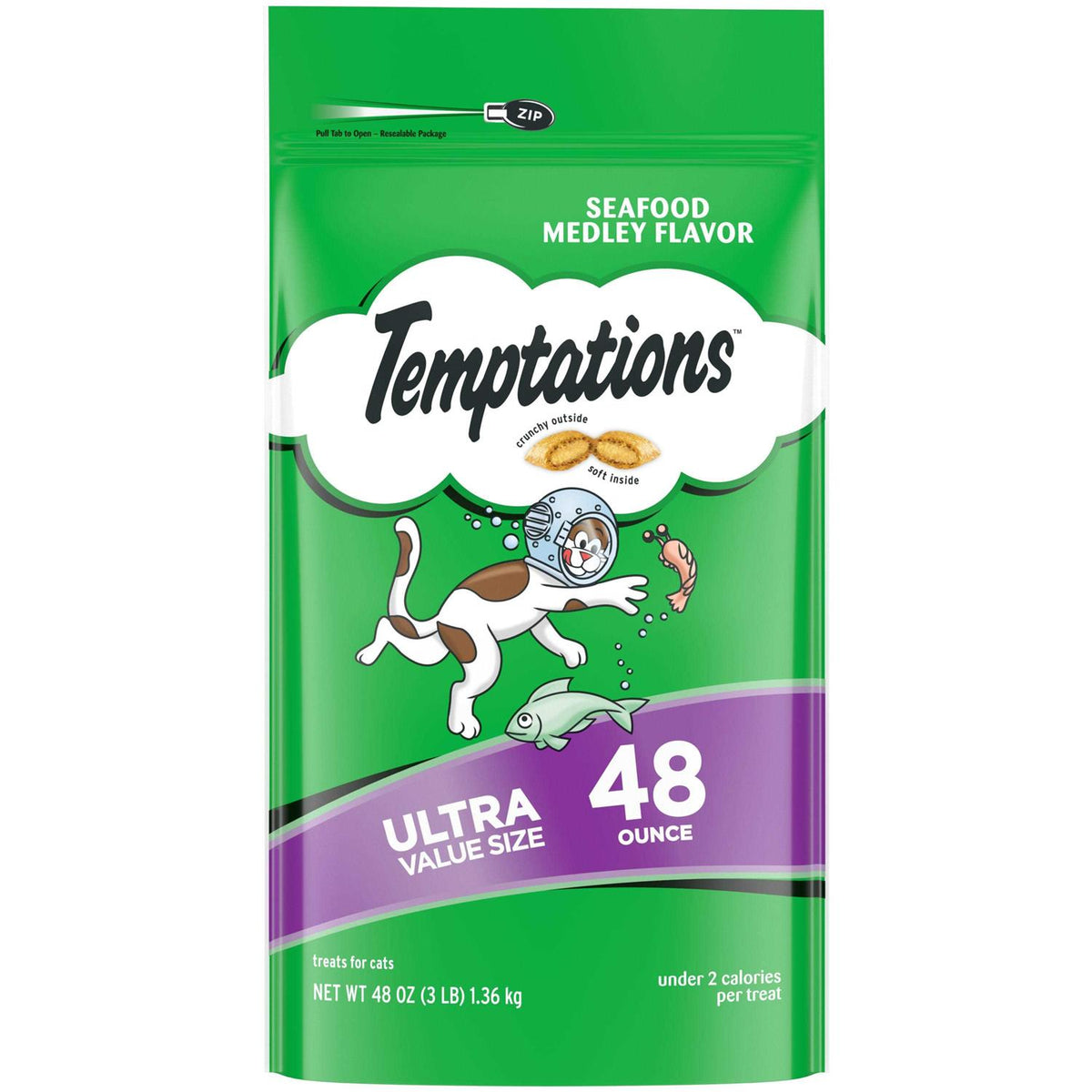Cat Treats Seafood Medley W275