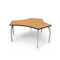 Oak Laminate Bridge Table with 4 Adjustable Legs C89325