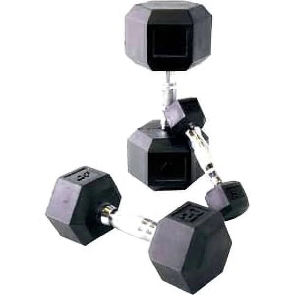 85 lbs Coated Hex Dumbbell O786811
