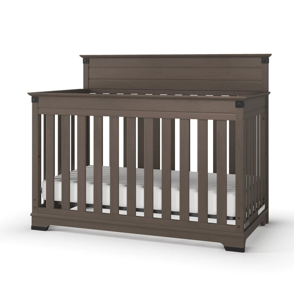 Gray 4-in-1 Convertible Crib X6369
