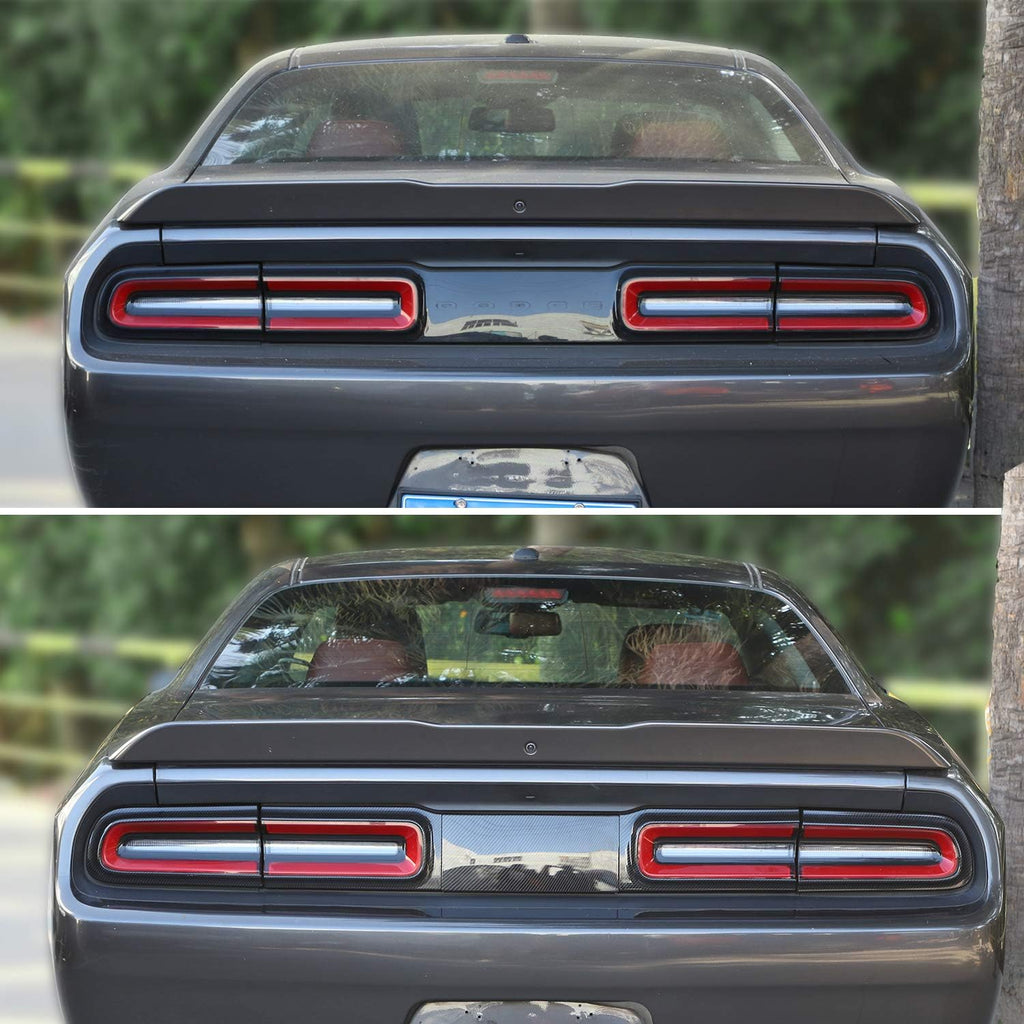 Carbon Fiber Grain Taillight Cover Trim Accessories Pack of 2 C70219
