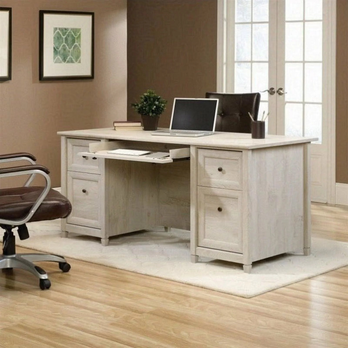 Executive Desk in Chalked Chestnut W861032
