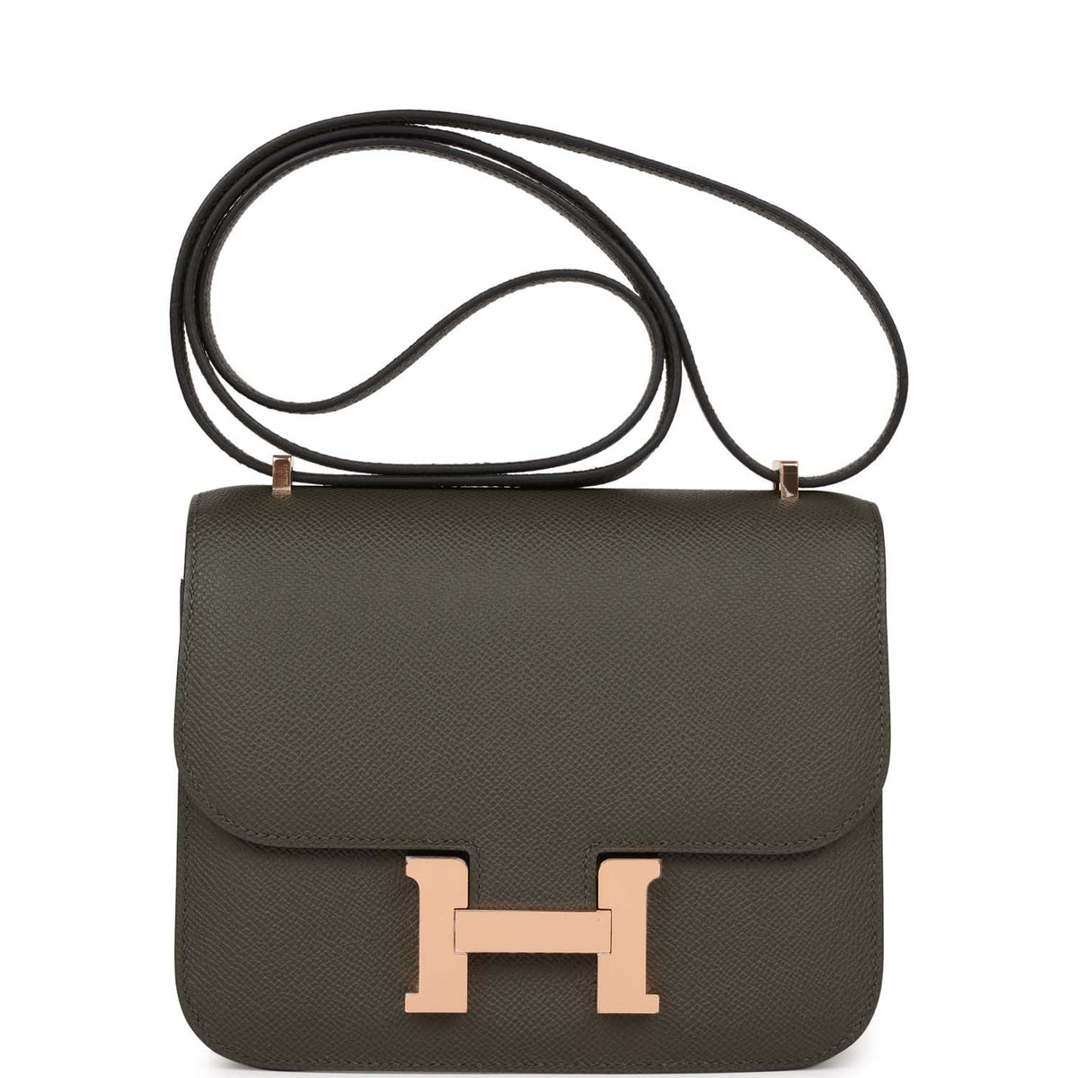 Vert de Gris Epsom Leather Bag X436