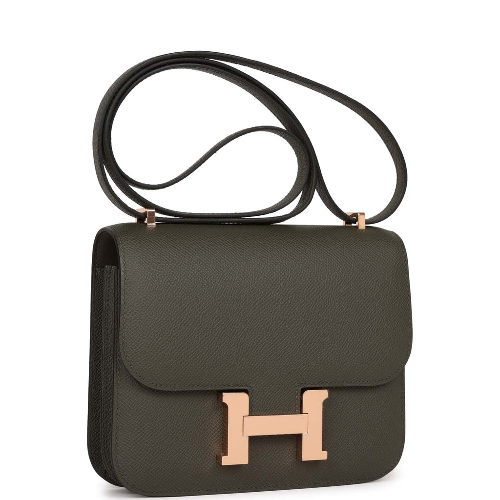 Vert de Gris Epsom Leather Bag X436