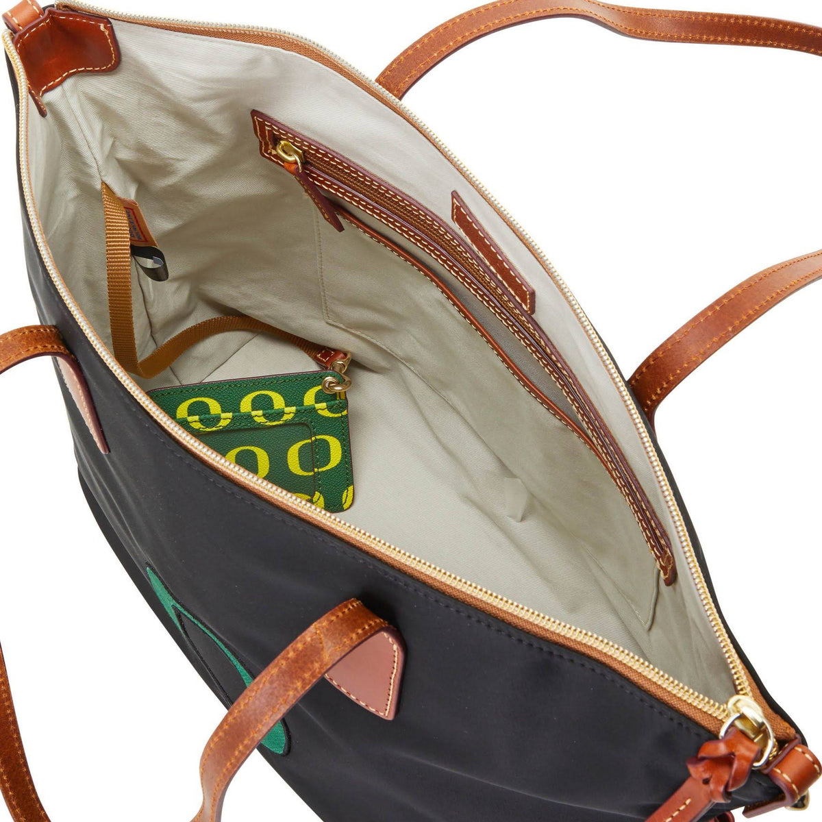 NCAA Oregon Top Zip Tote Bag S373653