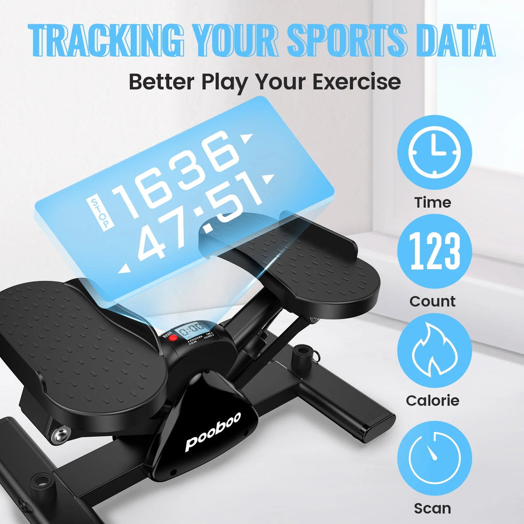 Mini Stepper Machine with Resistance Bands V117160