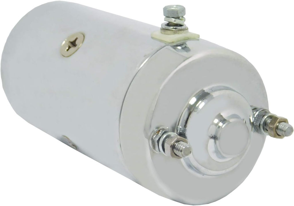 Chrome Starter Motor Compatible With Harley Davidson Electra Glide U28347