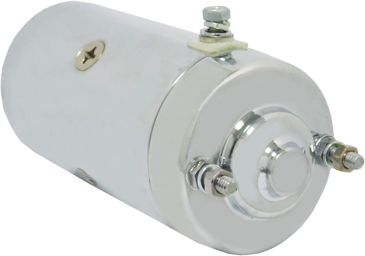 Chrome Starter Motor Compatible With Harley Davidson Electra Glide U28347