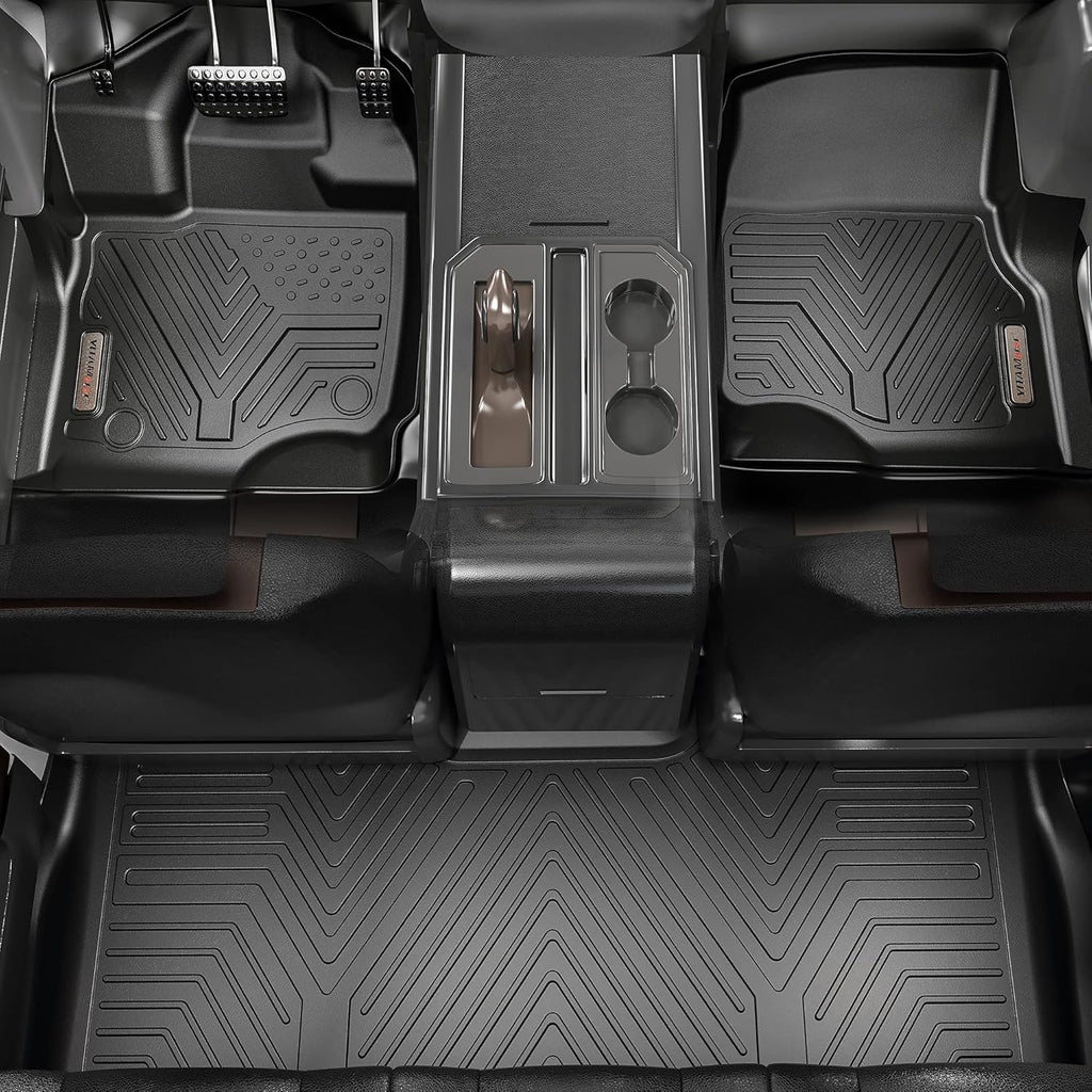 Black 2 Row Floor Liner Set U614