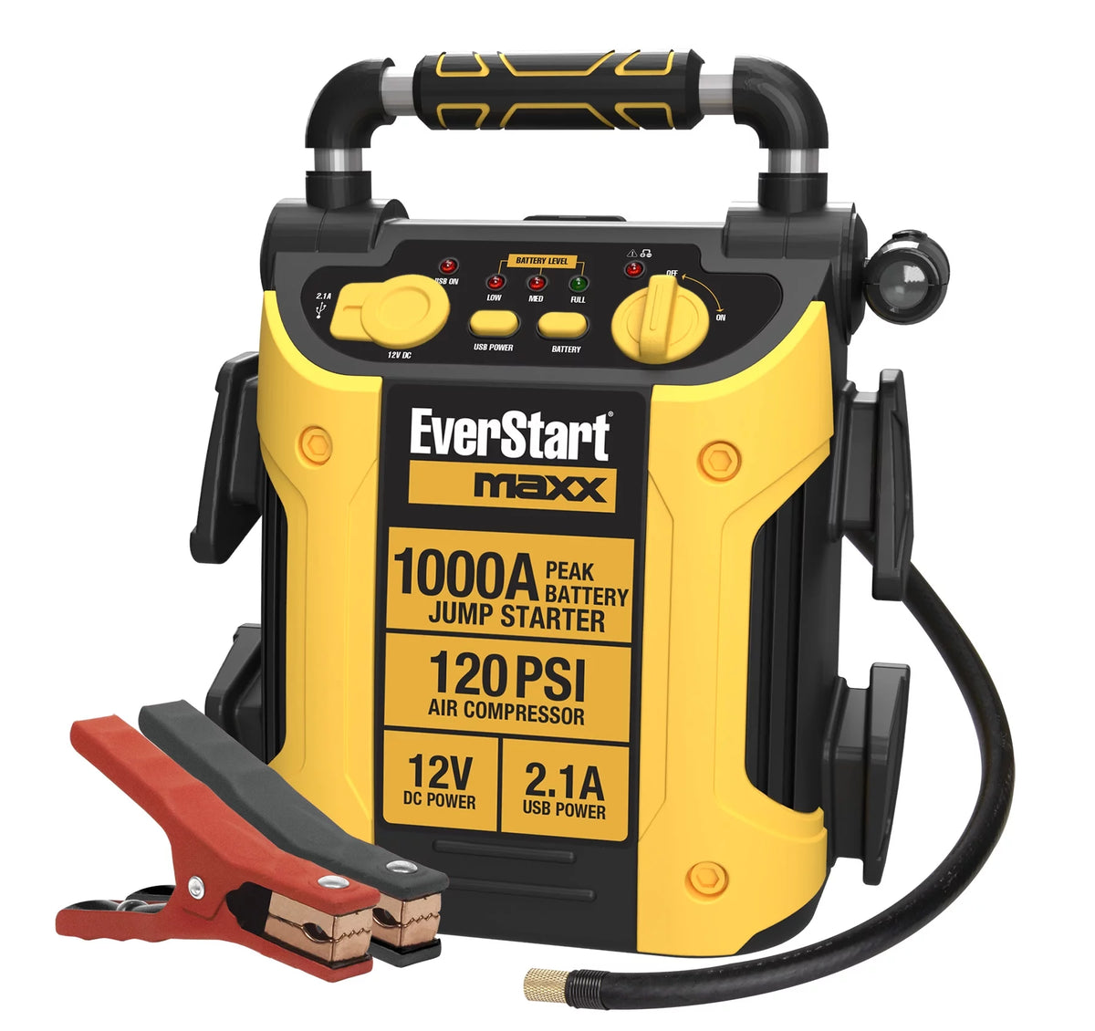 1000 Peak Amp Jump Starter with Compressor L2654