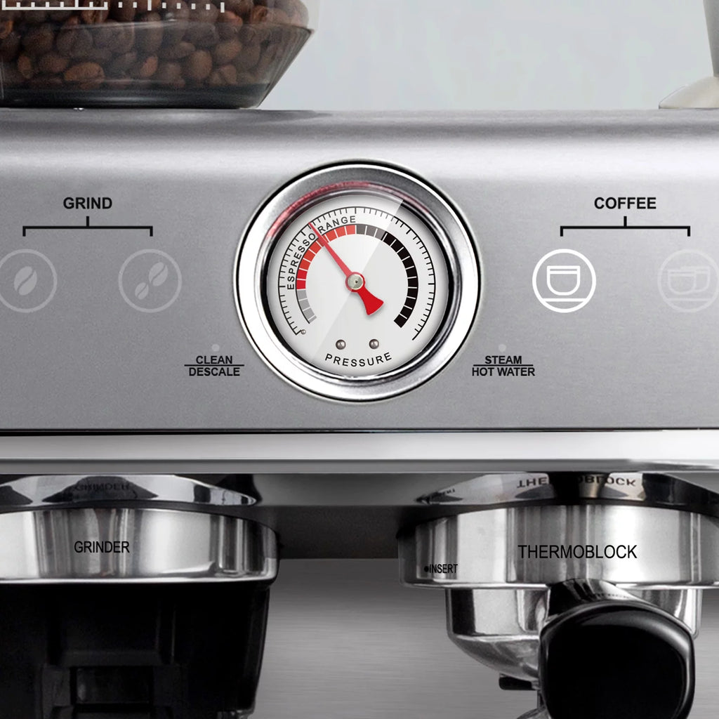 Silver Semi-Automatic Espresso Machine X452