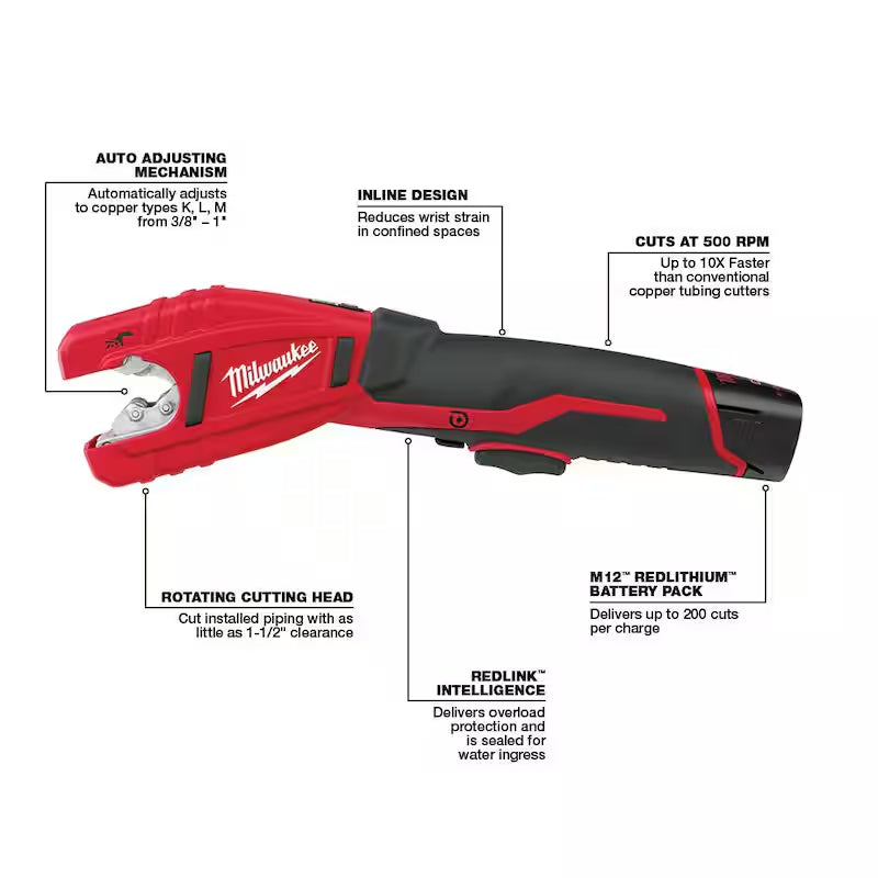 12-Volt Cordless Press Tool Kit with 3 Jaws L653
