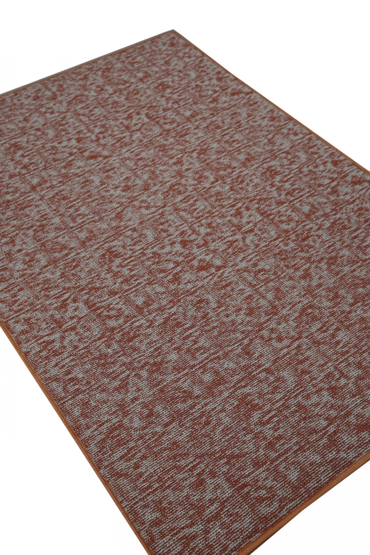 Rust Distressed 5 ft. x 10 ft. Floor Rug B592