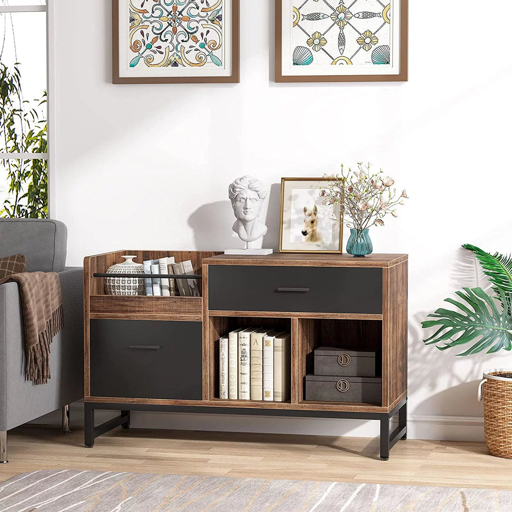 2 Drawer Wood Filing Cabinet G564925