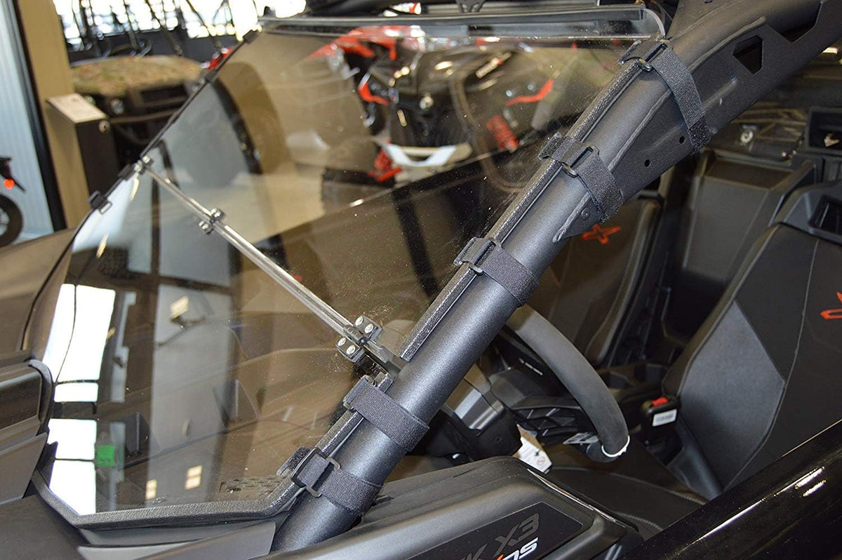 Full Folding Scratch Resistant SxS UTV Windshield F3150