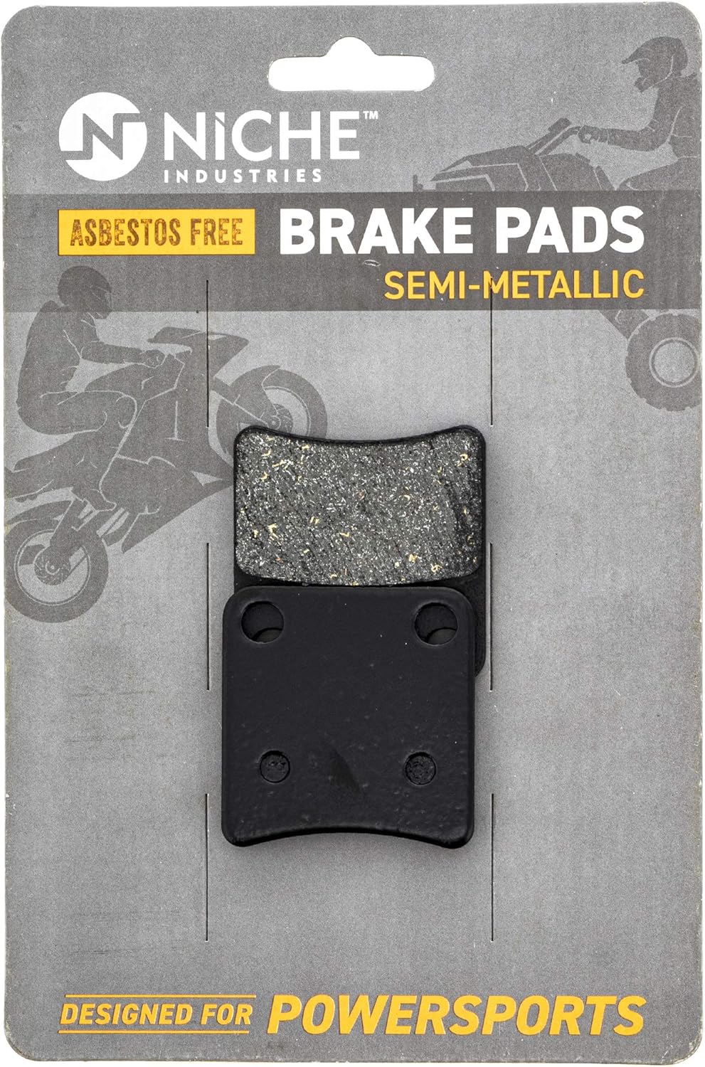 Brake and Parking Pad Set, Semi-Metallic, Pack of 2 C9711
