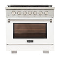 White Natural Gas Range V926