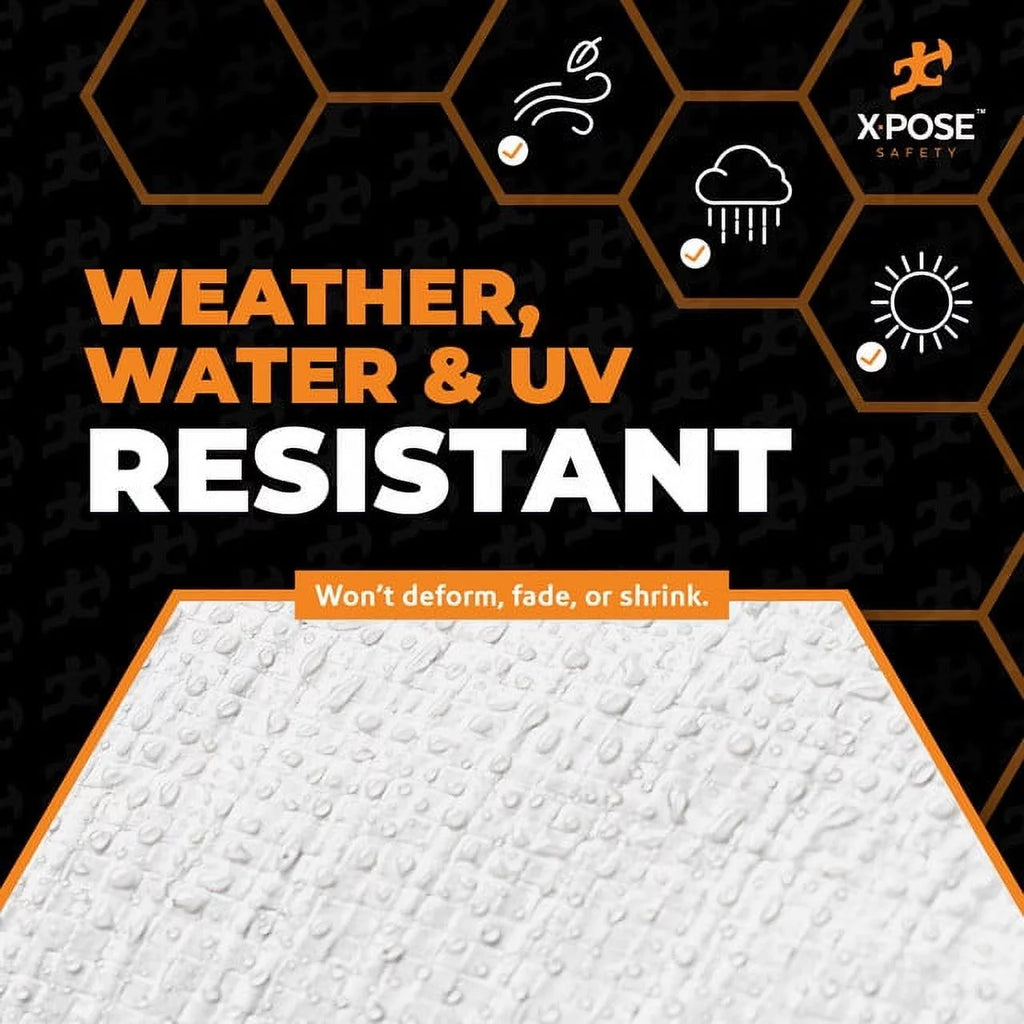 White Heavy Duty 10' x 20' Waterproof 12 Mil Poly Tarp T173244