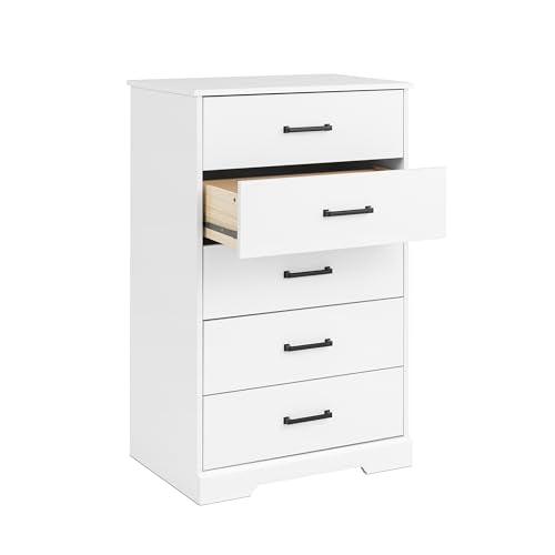 Black 5 Drawer Chest of Drawers U6365