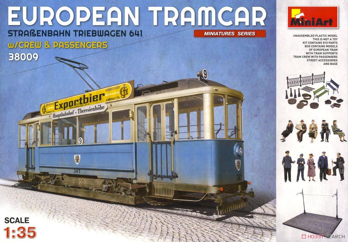 1/35 European Tramcar with Crew Passengers E591