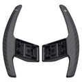 Real Carbon Fiber Steering Wheel Shift Paddle Extended Shifter Trim Cover V8863