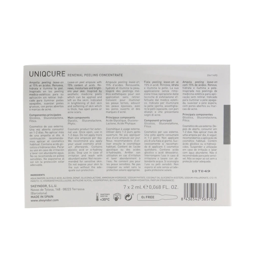 Uniqcure Renewal Peeling Concentrate 7x2mlx0.068oz Z63839