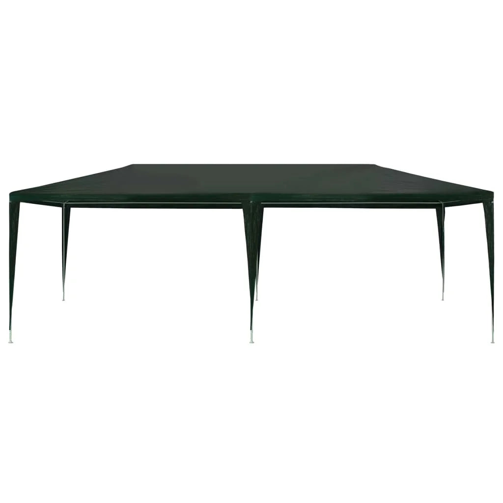 Party Tent Outdoor Gazebo Canopy PE Roof Sunshade Shelter Green 9.8ft x 19.6ft x 8.3ft F9801