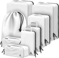 8 Set Compression Packing Cubes Travel P977