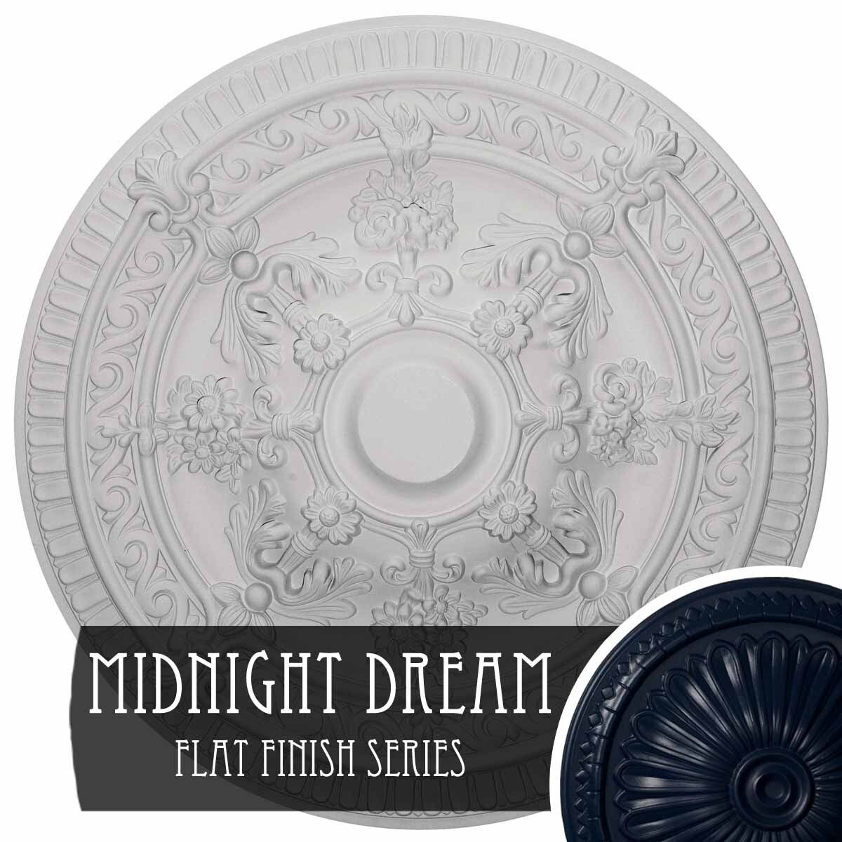 26x22OD x 3x22P Hand-Painted Ceiling Medallion T845008