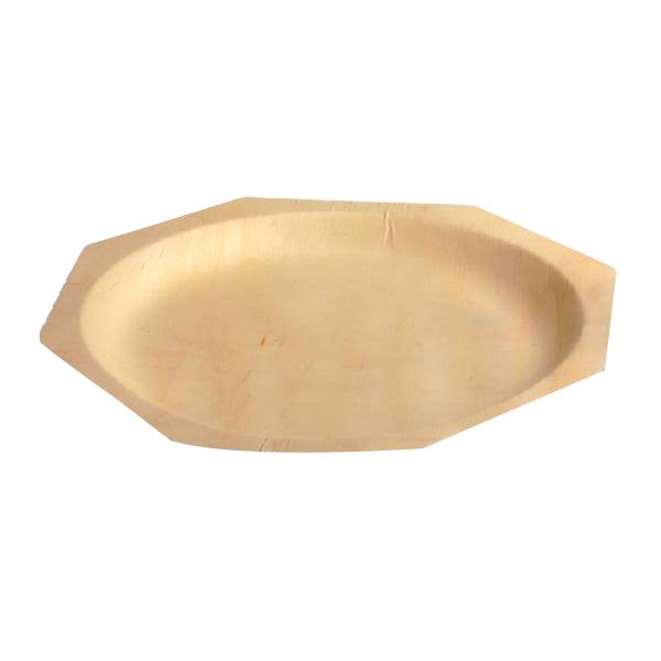 Octagonal Wooden Plate, 10, Case of 200 F74105
