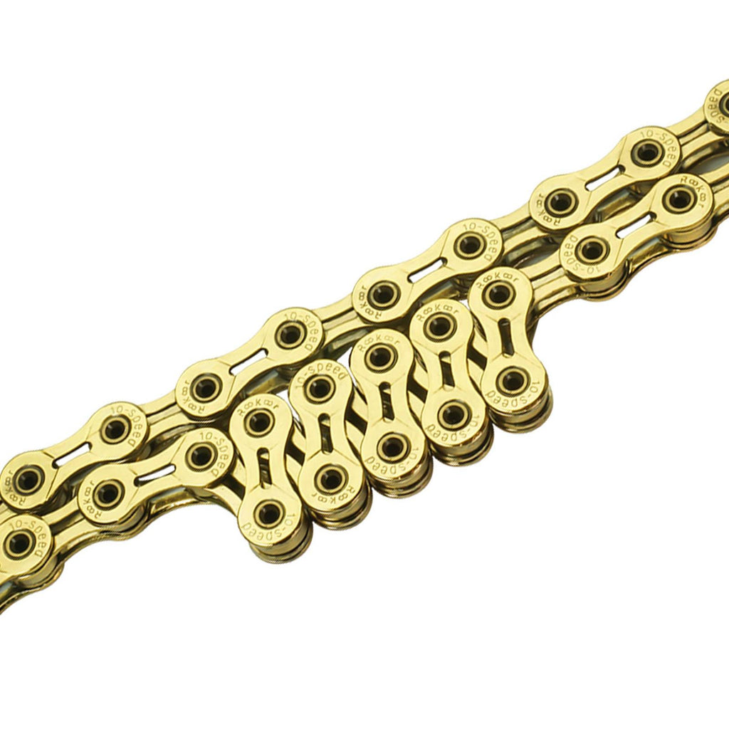 Yellow 116 Links Bicycle Chain A560