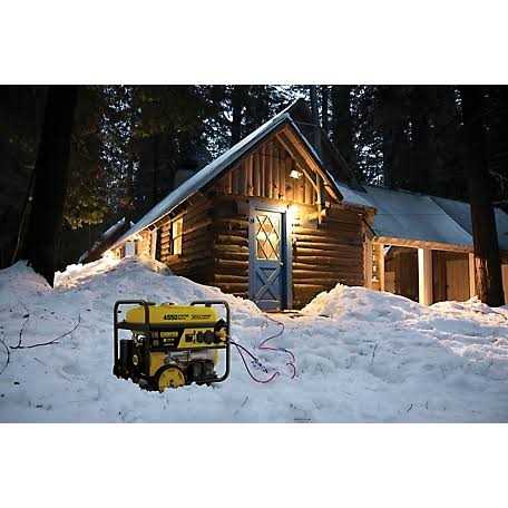 3650 Watt Electric Start Portable Generator with RV Outlet G703819