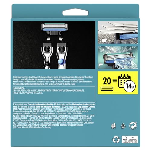 Pack of 20 Razor Blades C220052