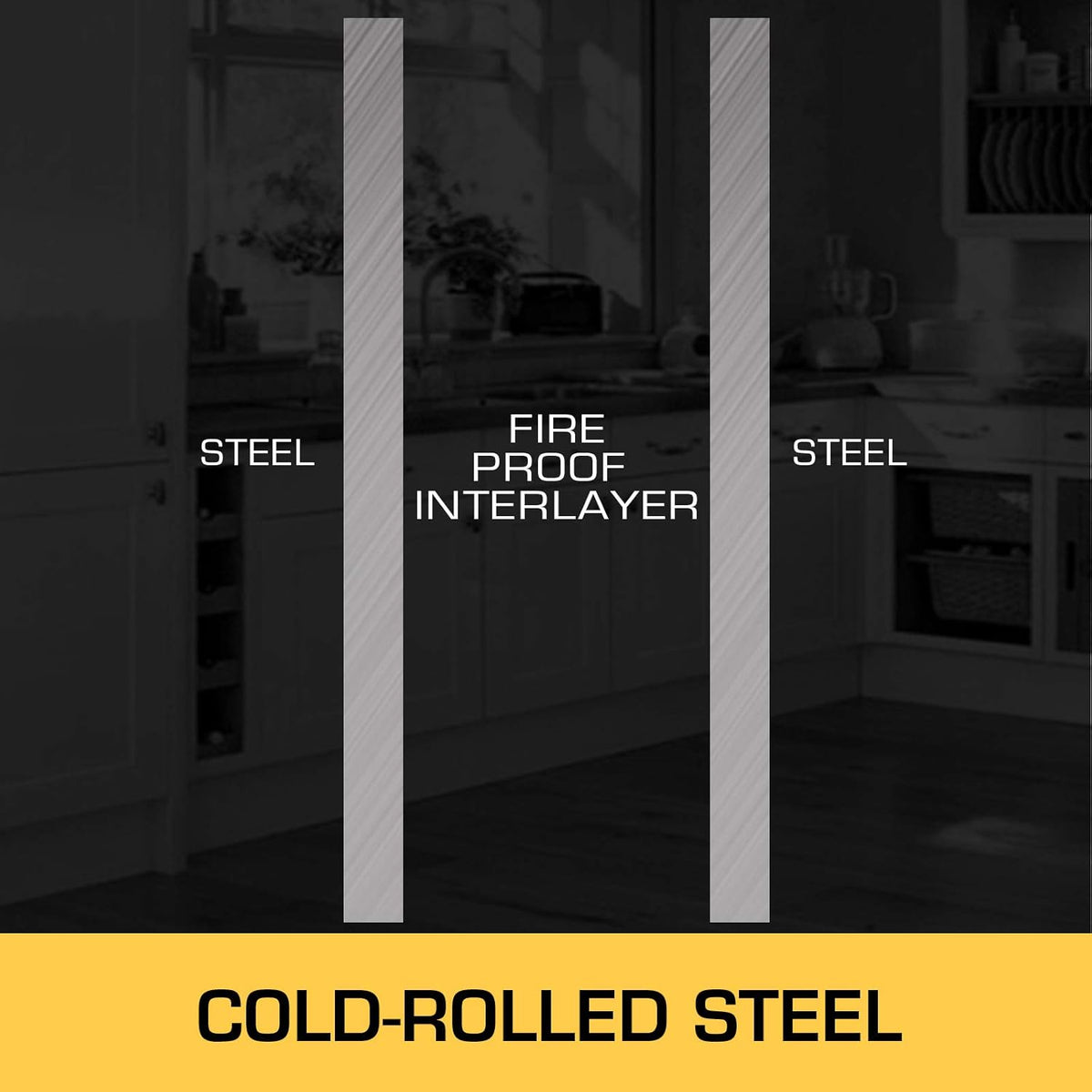 17 x 17 x 22 Galvanized Steel Flammable Storage Cabinet X718258