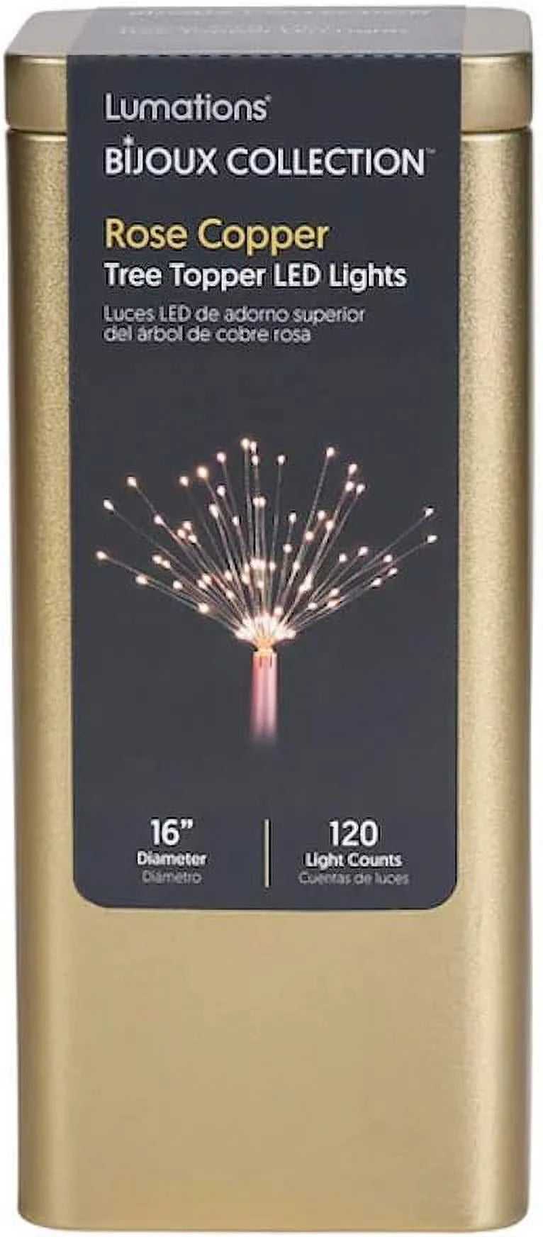 120-Count 1.33-Ft Warm White LED Battery-Operated Indoor Christmas String Lights M943