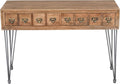 Solid Wood Console Table with Apothecary Drawers Z94658