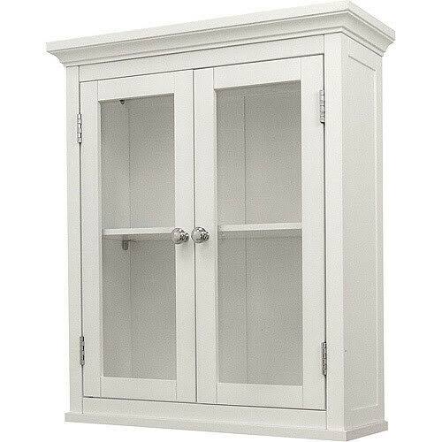 Wall Cabinet with 2 Doors, White I8162