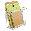 Metal Wire Grid Kitchen Pantry Storage Basket Bin B4297