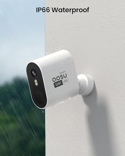 5MP Ultra HD Wireless Security Camera System, 2 Camera Kit with 166° Wide Angle, 240-Day Battery Life, Spotlight Camera, 32G Local Storage O2741