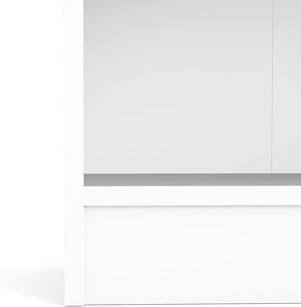 White 5 Shelf Bookcase N274477