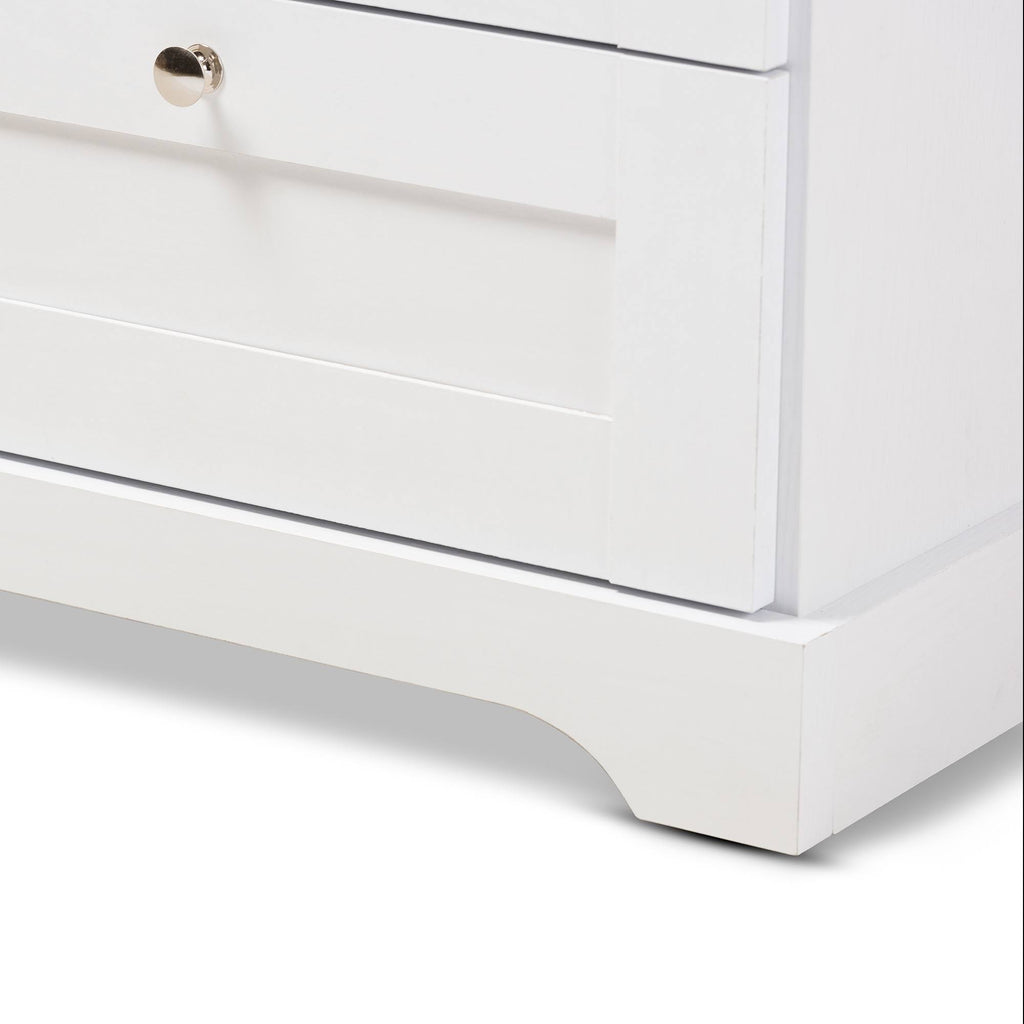 Oak White Two Tone Bookcase N1548