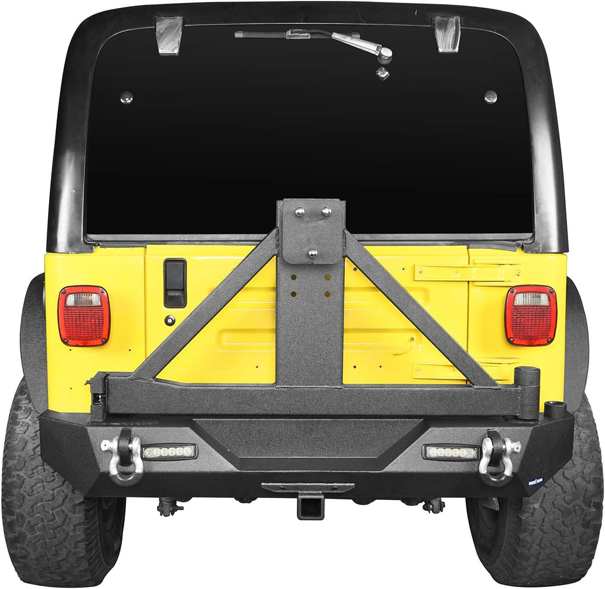 Front Bumper & Rear Bumper Combo with Tire Carrier B296386