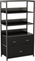 4-Tier Storage Shelf Unit with 3 Drawers F1020