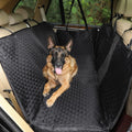 Khaki Dog Car Seat Cover with Mesh Window A287633